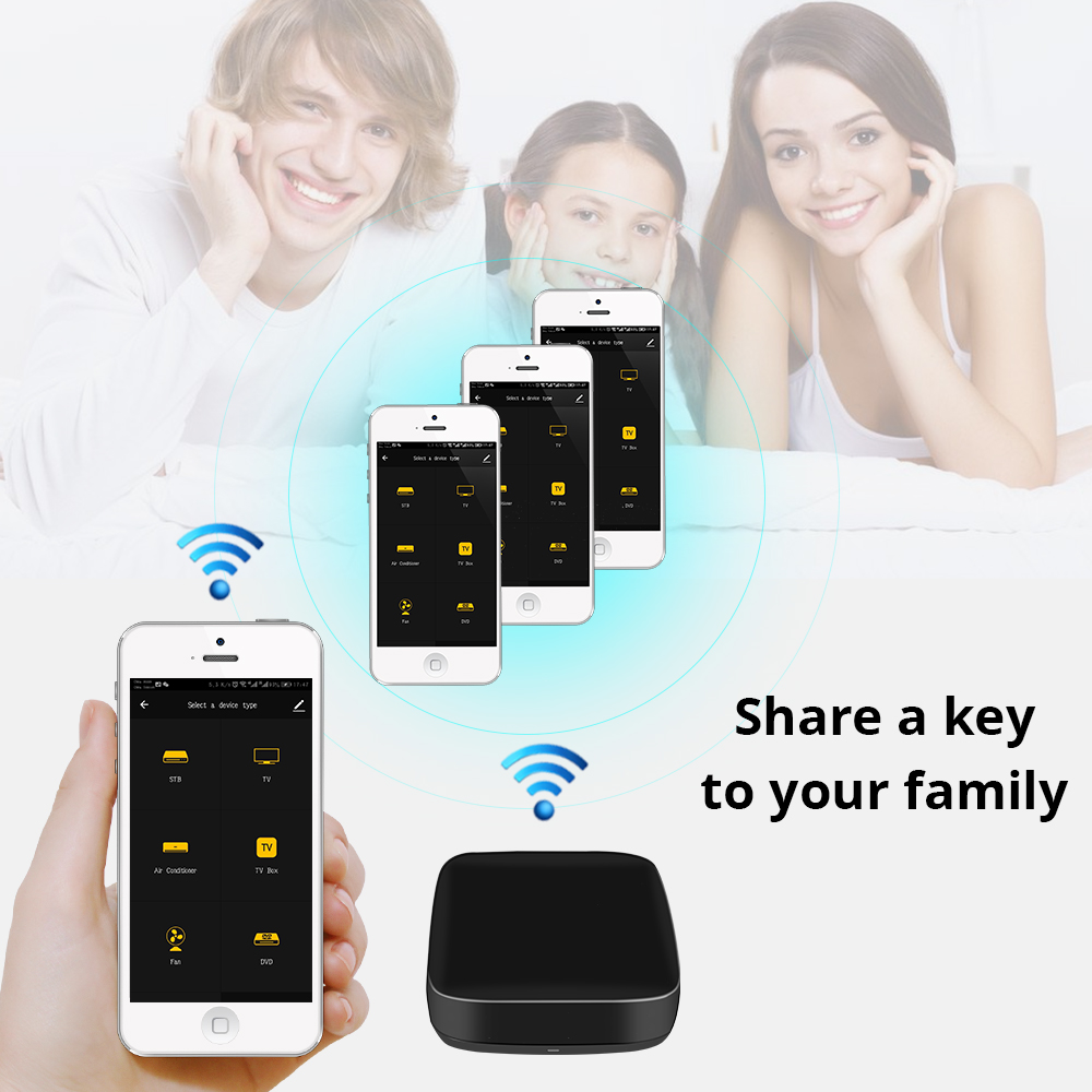 جهاز تحكم ذكي بالأشعة تحت الحمراء WiFi يدعم Tuya والتحكم الصوتي
